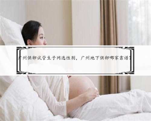 广州供卵试管生子网选性别，广州地下供卵哪家靠谱？
